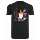 Dámské tričko krátký rukáv // Merchcode Ladies Whitney Houston WWW Tee black