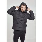 Pánská zimní bunda // Urban Classics Pull Over Puffer Jacket black