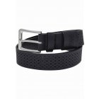Urban Classics / Synthentic Leather Perforated Belt black