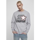 Pánská mikina // Pánský pulovr // Starter Multicolored Logo Sweat Crewneck heather grey