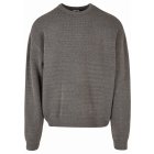 Pánský pulovr // Urban Classics / Oversized Chunky Sweater asphalt