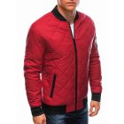 Men's mid-season jacket C397 - red