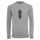 Pánský pulovr // Mister Tee / LA Sketch Crewneck grey