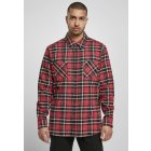 Urban Classics / Checked Roots Shirt red/black