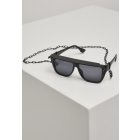 Sluneční brýle // Urban Classics 108 Chain Sunglasses Visor black