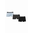 Pánské boxerky // Urban classics Boxer Shorts 3-Pack melon aop+cha+blk