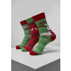 Ponožky // Urban classics Christmas Lama Socks 3-Pack multicolor