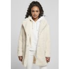 Dámský kabát // Urban classics Ladies Oversized Sherpa Coat whitesand