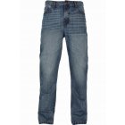 Urban Classics / Flared Jeans sand destroyed washed