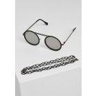 Sluneční brýle // Urban classics Chain Sunglasses silver mirror black