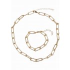 Urban Classics / Ceres Basic Bracelet And Necklace gold