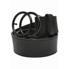 Dámský pásek // Urban Classics / Coloured Ring Buckle Belt black