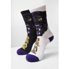 Ponožky // Cayler & Sons Feral Force Socks 2-Pack black+white