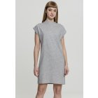 Dámské šaty // Urban classics Ladies Turtle Extended Shoulder Dress grey