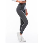 Women's leggings PLR071 - dark grey melange