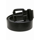 Pánský pásek // Urban Classics / Synthetic Leather Thorn Buckle Casual Belt blac