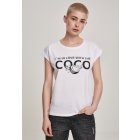 Dámské tričko krátký rukáv // Mister tee Ladies Coco Tee white