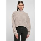Urban Classics / Ladies Wide Oversize Sweater warmgrey