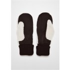 Rukavice // Urban Classics / Basic Sherpa Gloves black/offwhite