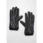Urban Classics / Synthetic Leather Basic Gloves black